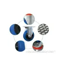 3/4/5 Inch Blue Rubber Medium-Duty Rigid Caster Wheels